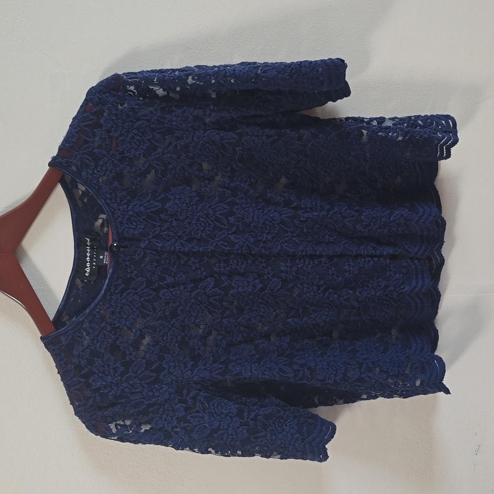 Connected apparel cardigan